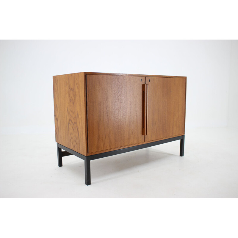 Teak vintage bar by Sigvard Bernadotte for Atlas et Silkeborg Möbelfabrik, Denmark 1960s