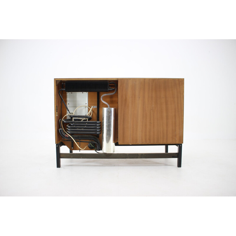 Teak vintage bar by Sigvard Bernadotte for Atlas et Silkeborg Möbelfabrik, Denmark 1960s