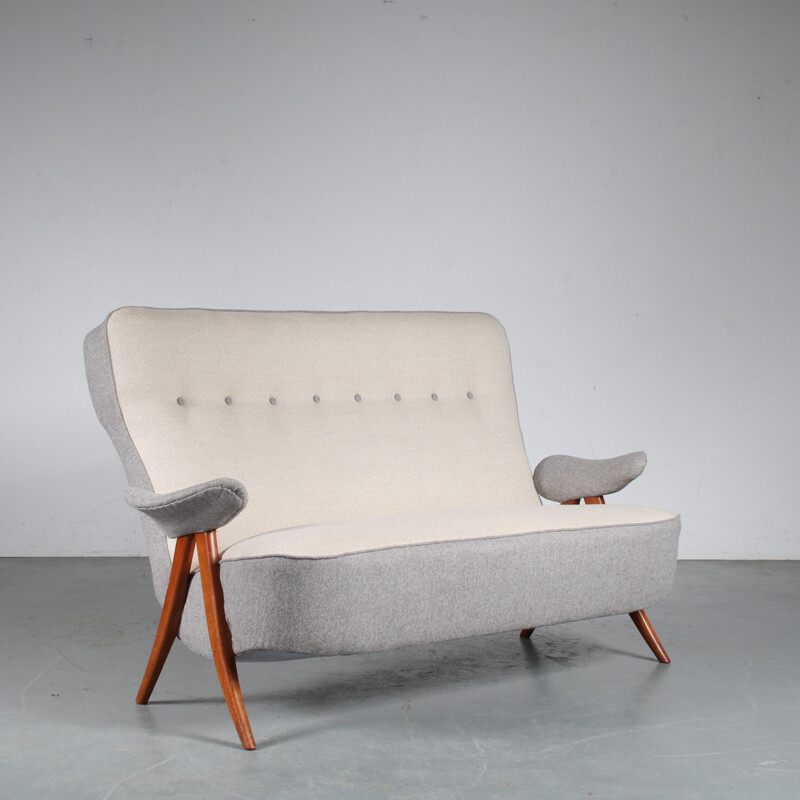 Mid century sofa by Theo Ruth for Artifort, Netherlands 1950s