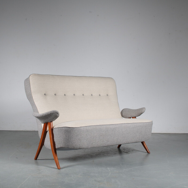 Mid century sofa by Theo Ruth for Artifort, Netherlands 1950s
