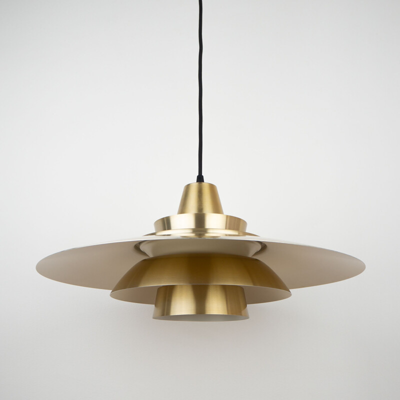 Danish vintage pendant lamp Superlight by David Mogensen, 1970s