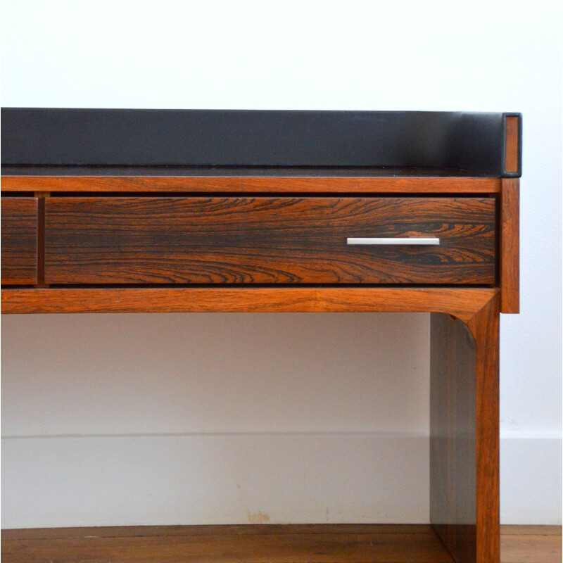 Vintage rosewood veneer console, 1970