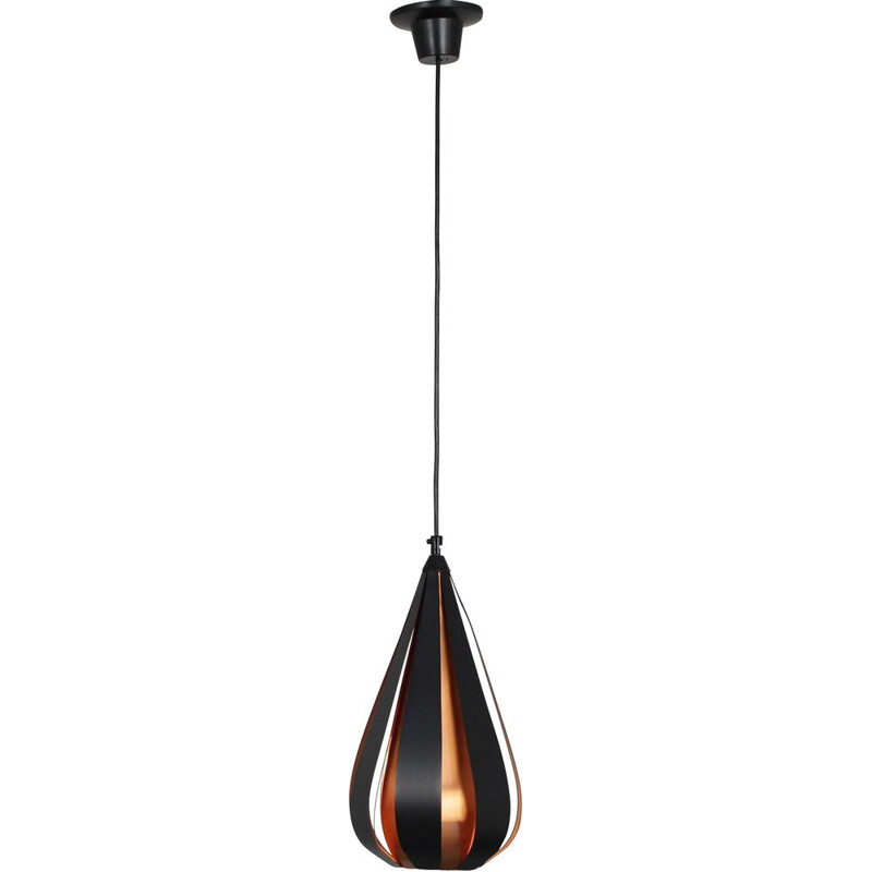 Mid century pendant lamp by Werner Schou for Coronell Elektro, Denmark 1960s