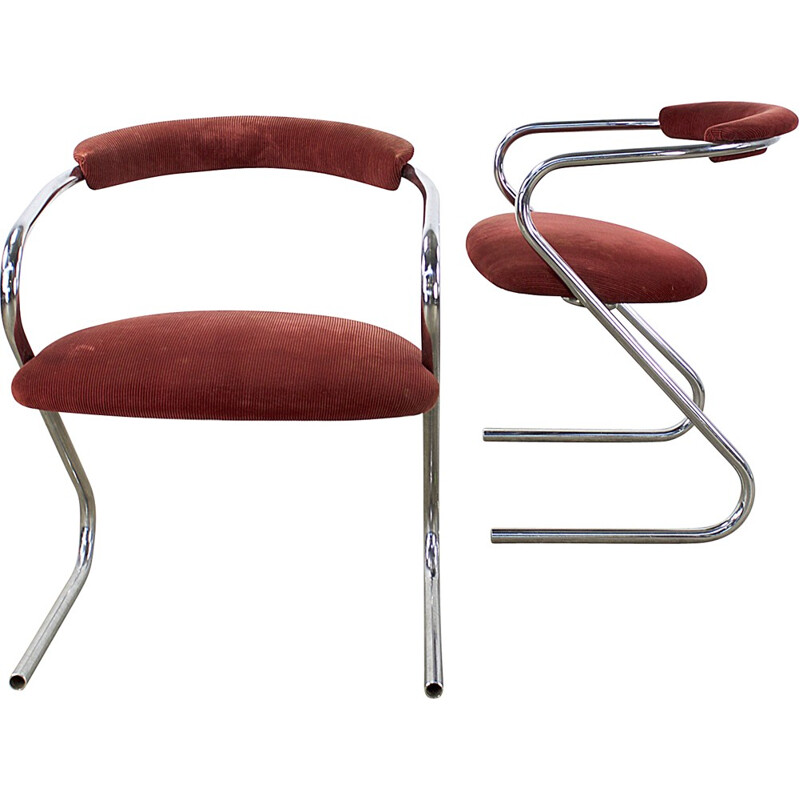 Pair of Lammhulst Z-frame chairs - 1970s