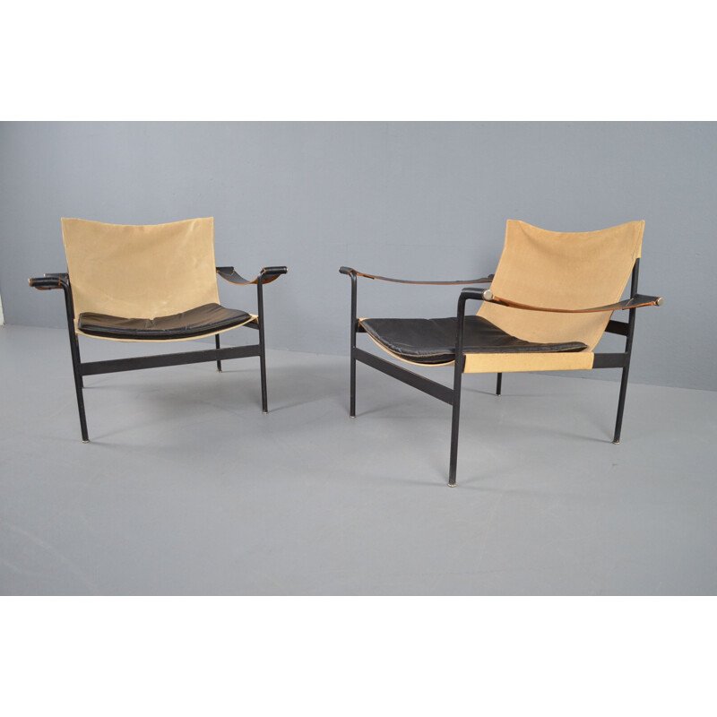 Vintage D99 armchairs by Hans Konecke for Tecta, 1965
