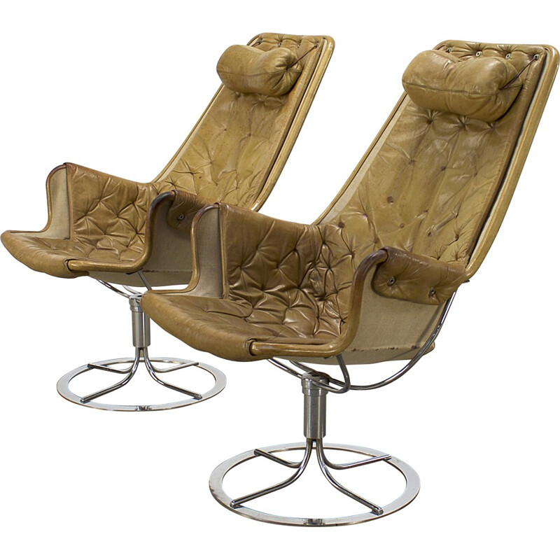 Pair of "Jetson" armchairs, Bruno MATHSSON - 1960s