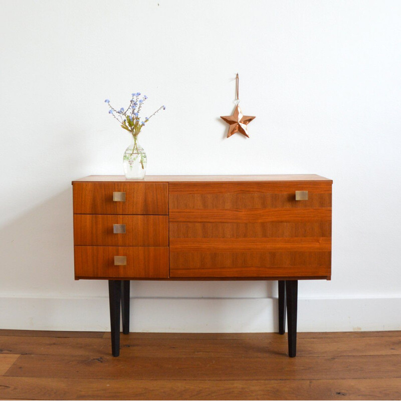 Vintage wooden console, 1950s