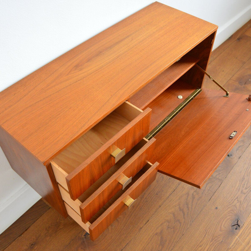 Vintage wooden console, 1950s