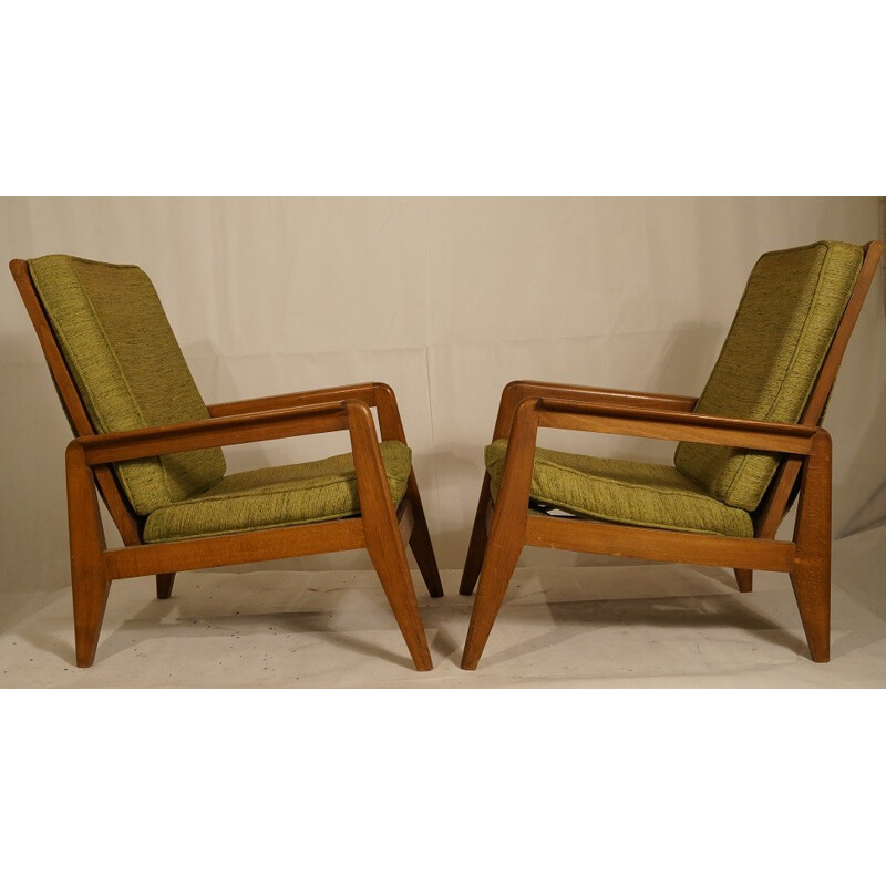 Pair of Free-Span "FS 107" armchairs - 1950s