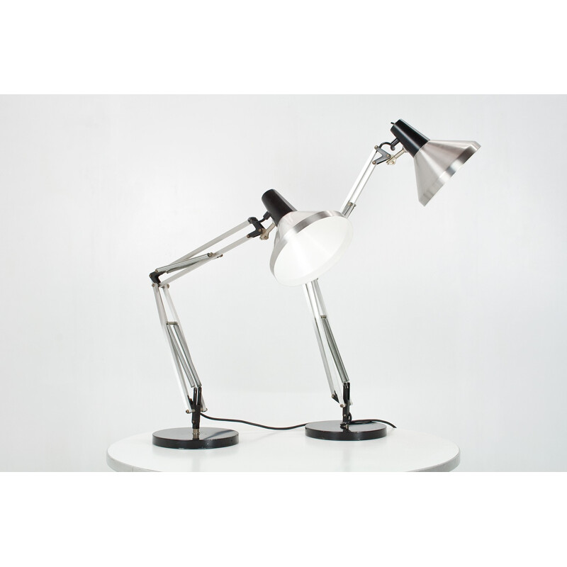 Pair of industrial Hala Zeist “Angelpoise” desk lamp - 1960s