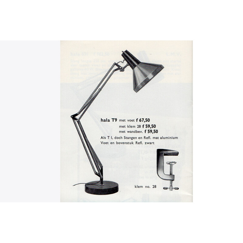 Pair of industrial Hala Zeist “Angelpoise” desk lamp - 1960s