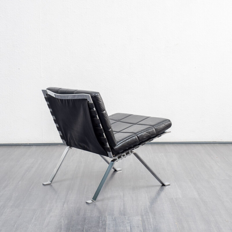 Mid century leather armchair by Hans Eichenberger for Girsberger, 1960s