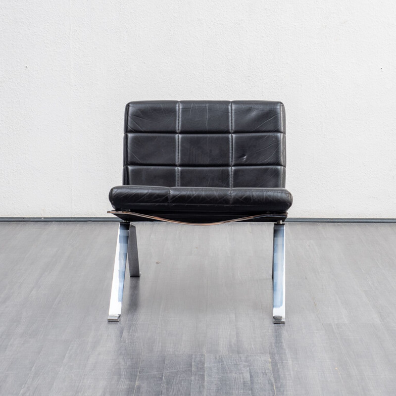 Mid century leather armchair by Hans Eichenberger for Girsberger, 1960s