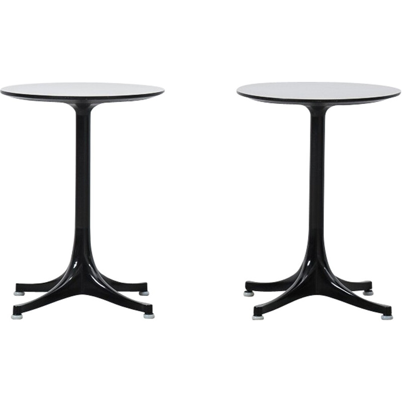 Pair of Herman Miller "5451" side tables, George NELSON - 1950s