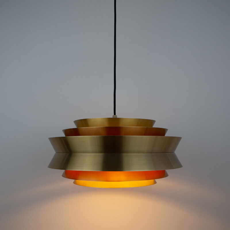 Vintage Trava pendant lamp by Carl Thore for Granhaga, Sweden 1960s