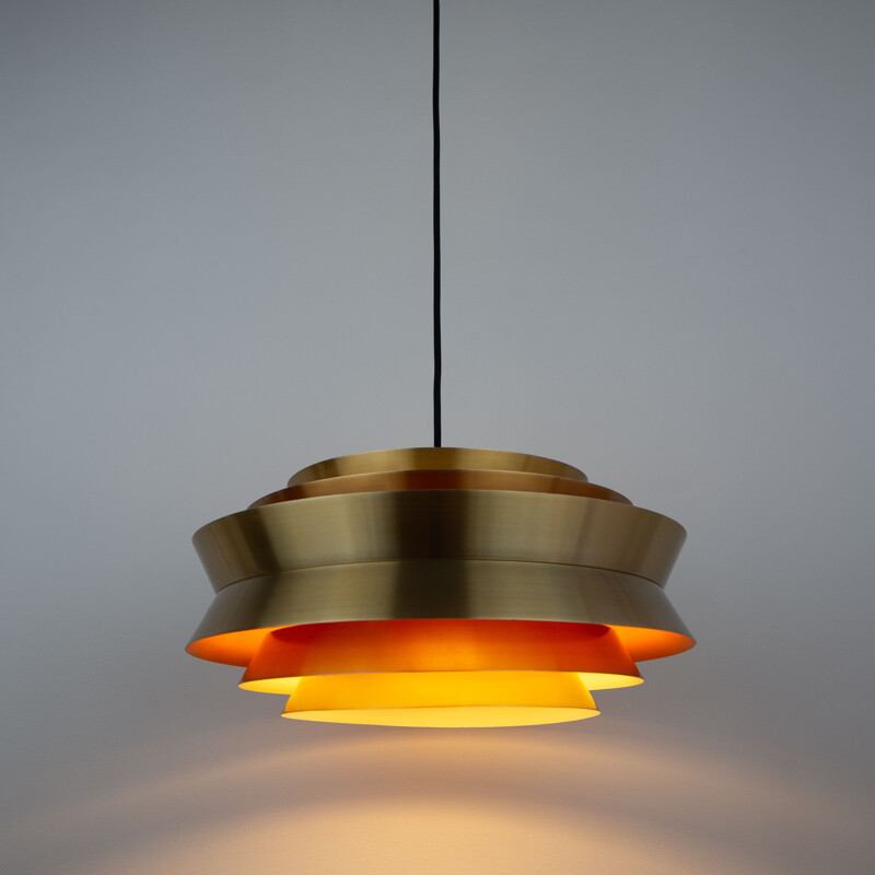 Vintage Trava pendant lamp by Carl Thore for Granhaga, Sweden 1960s