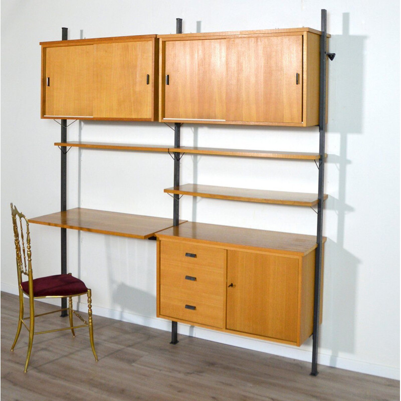 Swedish vintage modular wall system by Olof Pira, 1960