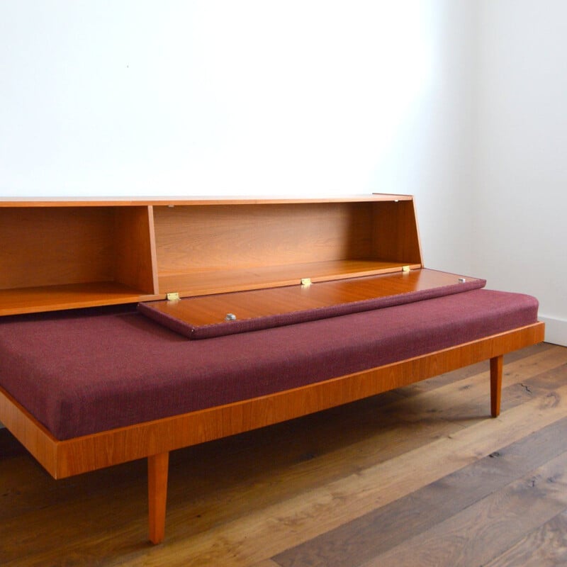 Vintage Scandinavian sofa bed by Hans J. Wegner, 1950s