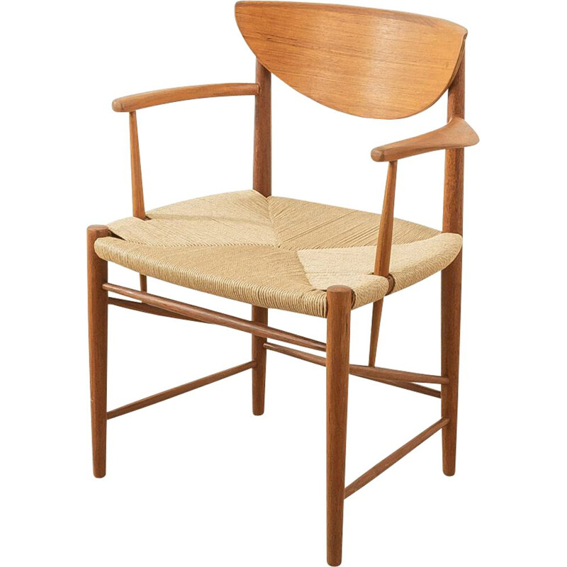 Vintage fauteuil van Peter Hvidt voor Søborg Møbelfabrik, Denemarken 1950