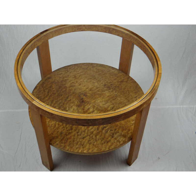 Conjunto de mesa e poltrona Vintage Art Deco