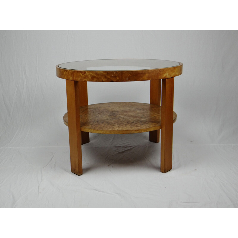 Conjunto de mesa e poltrona Vintage Art Deco