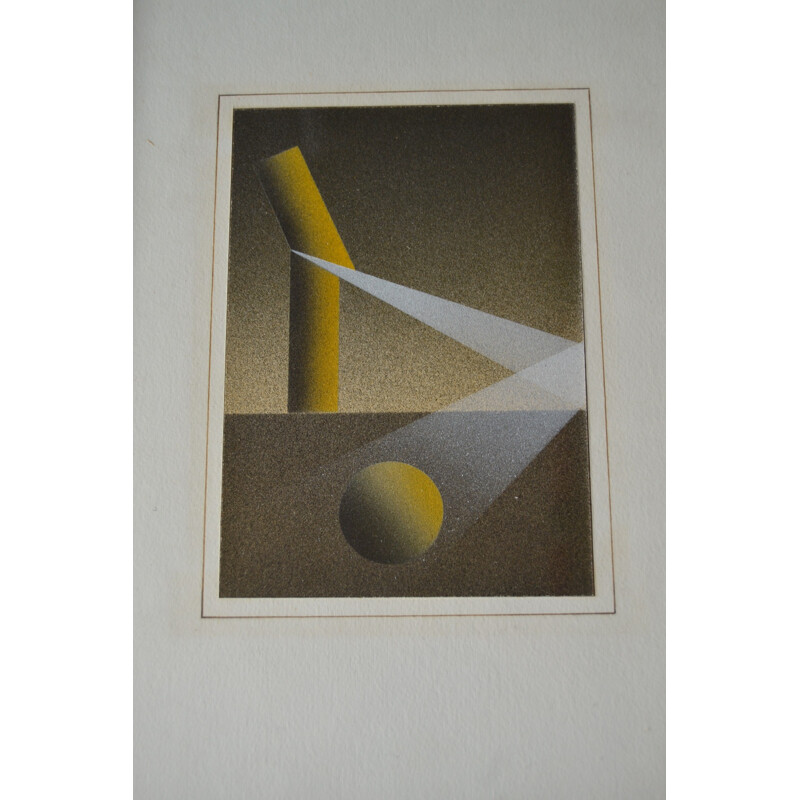 Original lithography ink signed, Julio LE PARC - 1980s