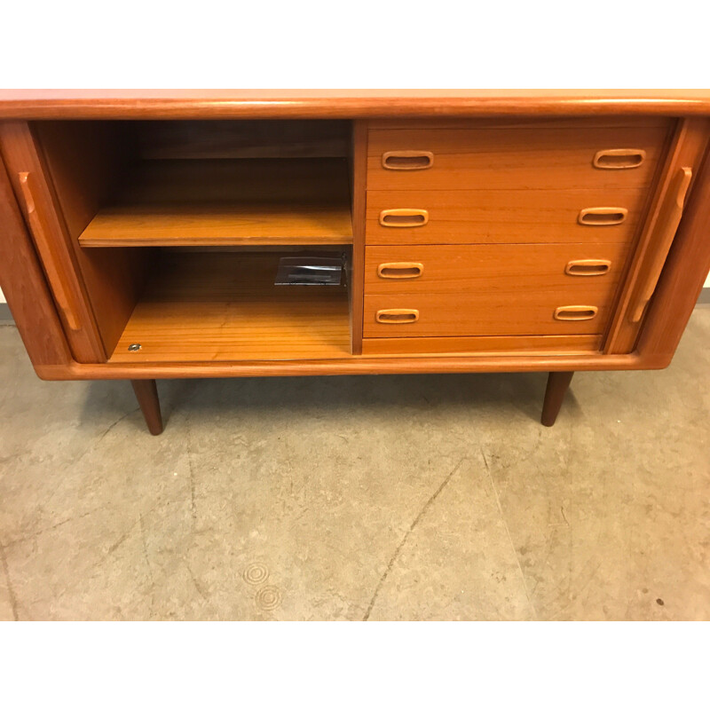 Danish teak vintage highboard from Dyrlund, 1960s