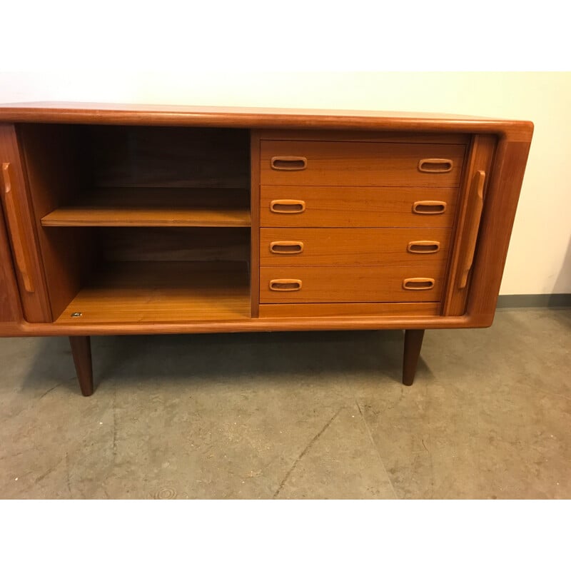 Danish teak vintage highboard from Dyrlund, 1960s