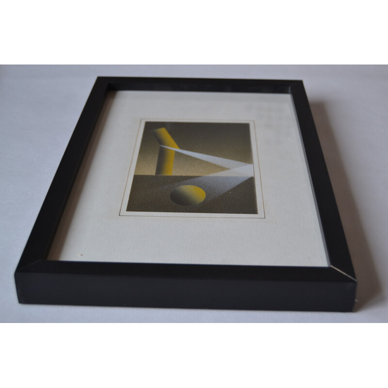 Original lithography ink signed, Julio LE PARC - 1980s