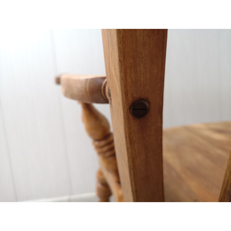 Mid-century wooden rocking chair