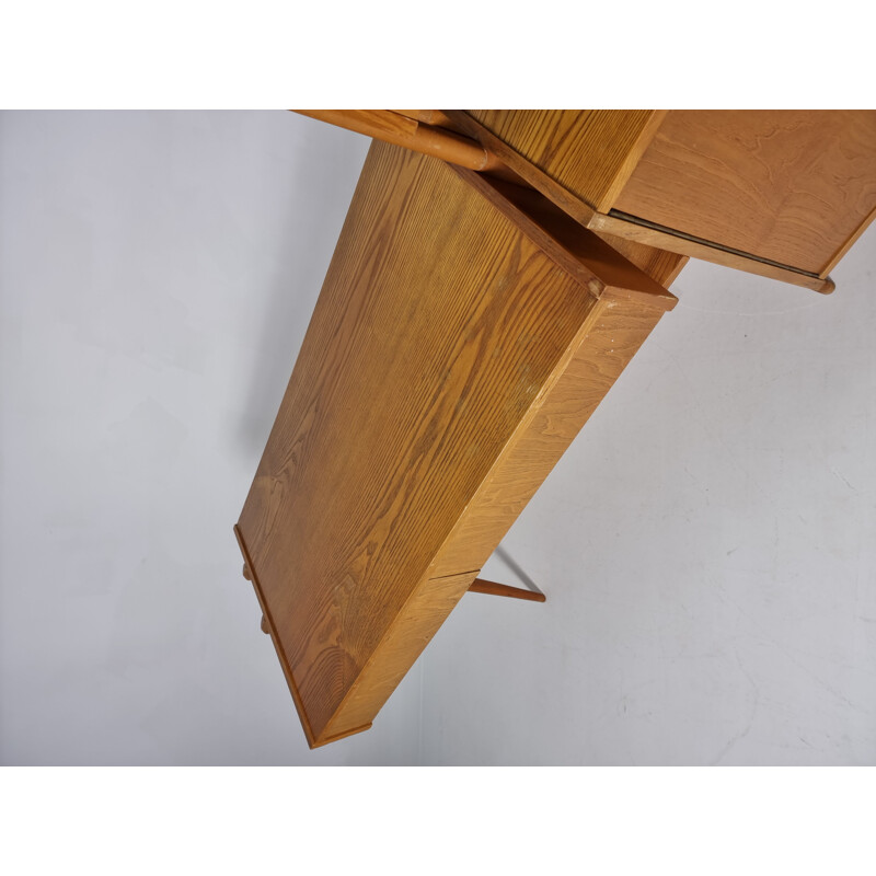 Mid century desk with shelf by František Jirák, Czechoslovakia 1970s