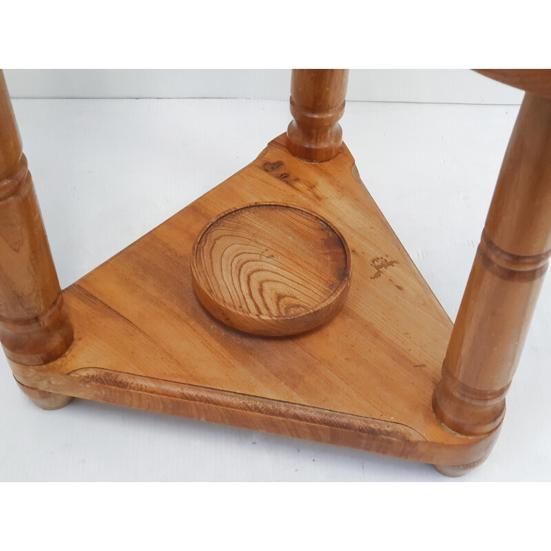 Vintage wooden plant holder