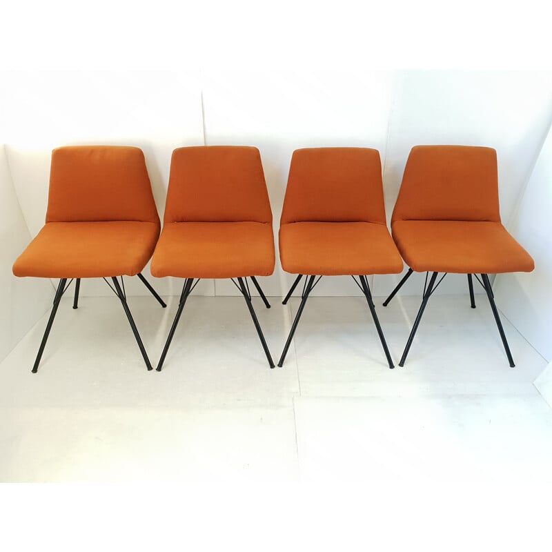 Ensemble de 4 fauteuils vintage de Gérard Guermonprez