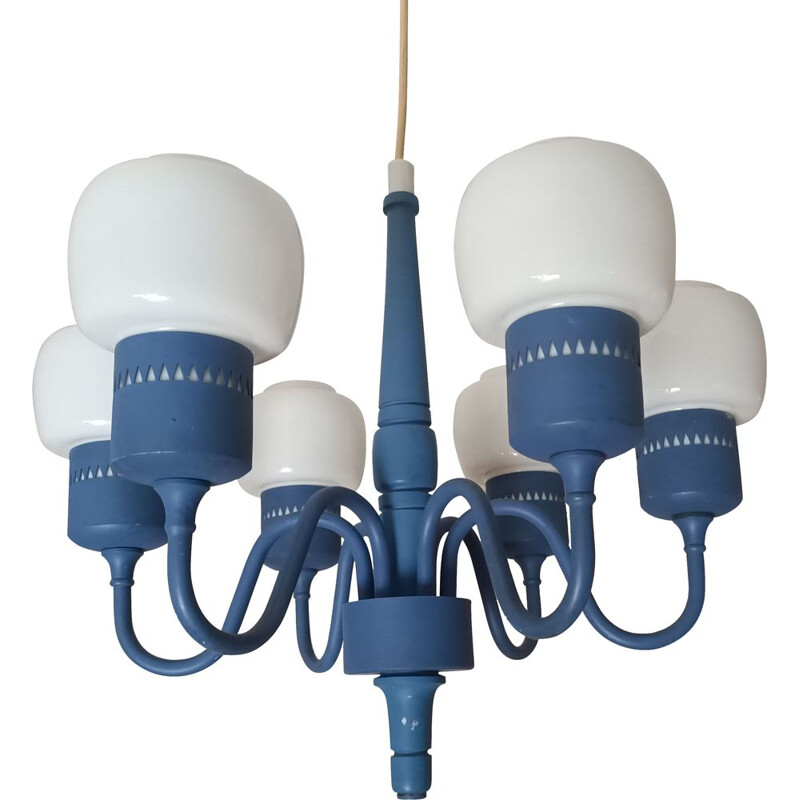 Vintage chandelier model T526 by Hans-Agne Jakobsson for Hans-Agne Jakobsson Ab Markaryd, Sweden