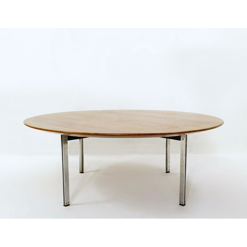 "Parallel Bar" vintage coffee table in walnut by Florence Knoll for Knoll