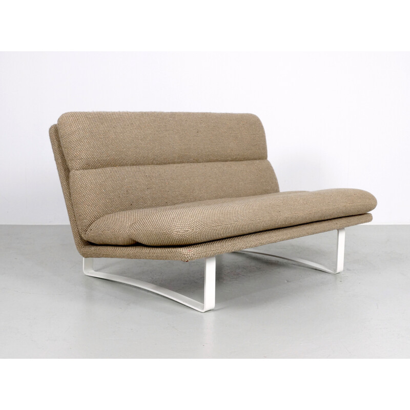 Artifort 2-seater sofa in metal, Koh LIANG IE - 1960s