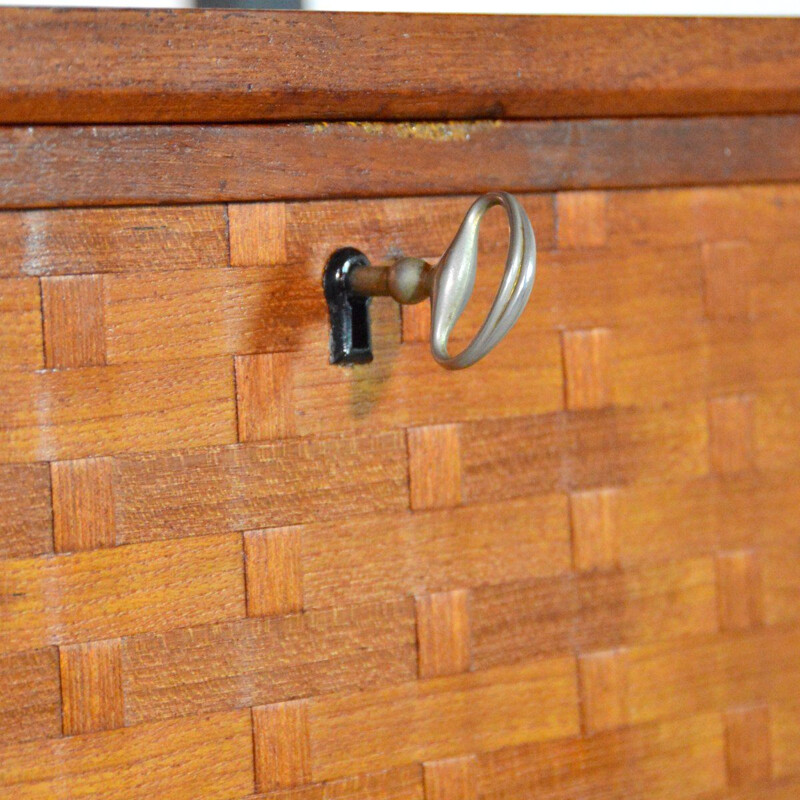 Royal System vintage modular wall system in teak by Poul Cadovius, Denmark 1960