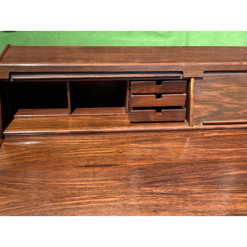 Console vintage modèle 530 en palissandre brésilien de Gianfranco Frattini pour Bernini, 1957