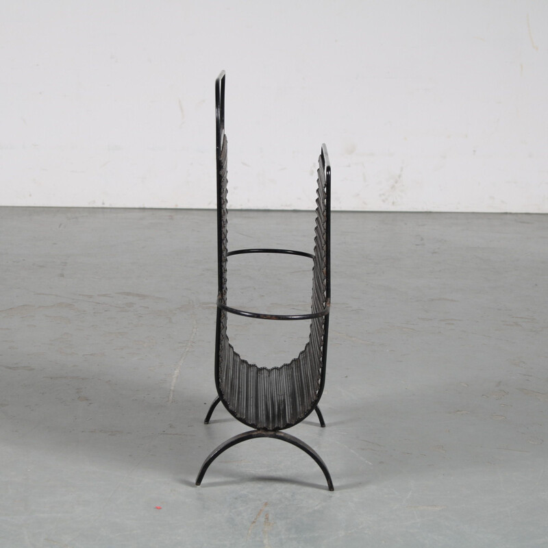 Vintage magazine rack by Matégot for Artimeta, Netherlands 1950s