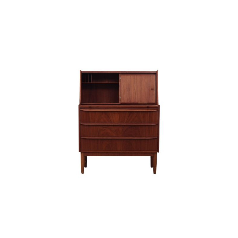 Teak vintage secretary, Denmark 1960s