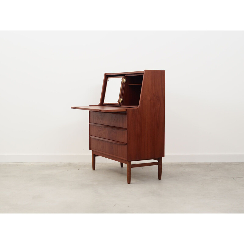 Teak vintage secretary, Denmark 1960s