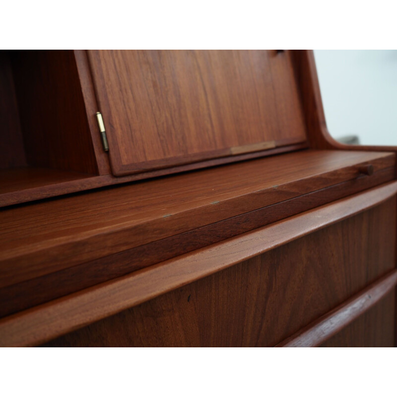 Teak vintage secretary, Denmark 1960s