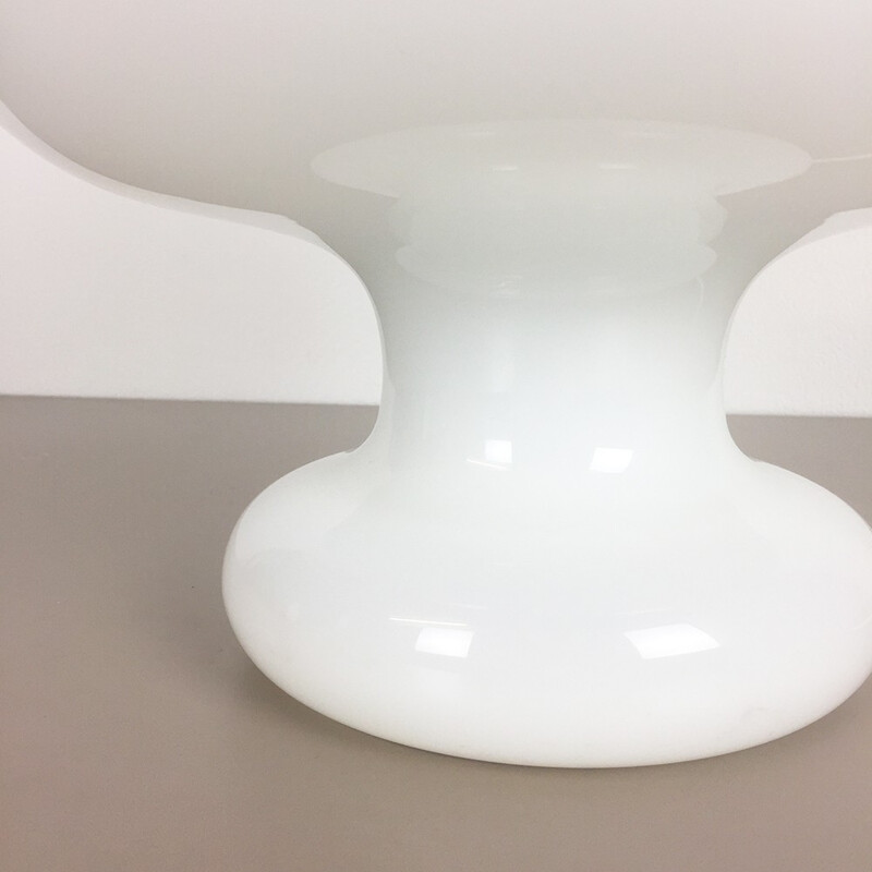 Cosack white table lamp in glass - 1970s