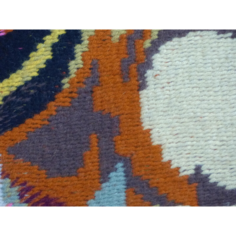 Vintage Hervé Lelong wool rug, 1970-1980