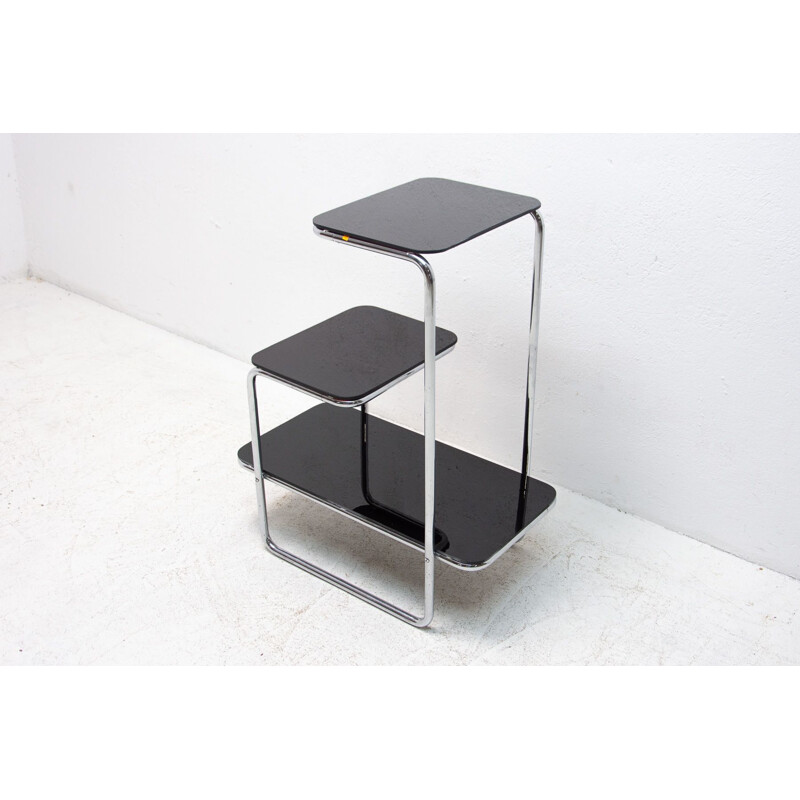 Mid century Thonet B 136 plant stand by Emile Guillot, 1930s