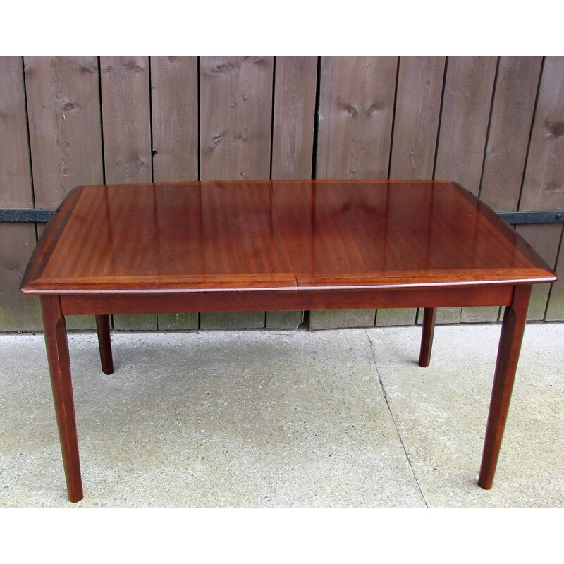 Teak vintage folding table, 1960s