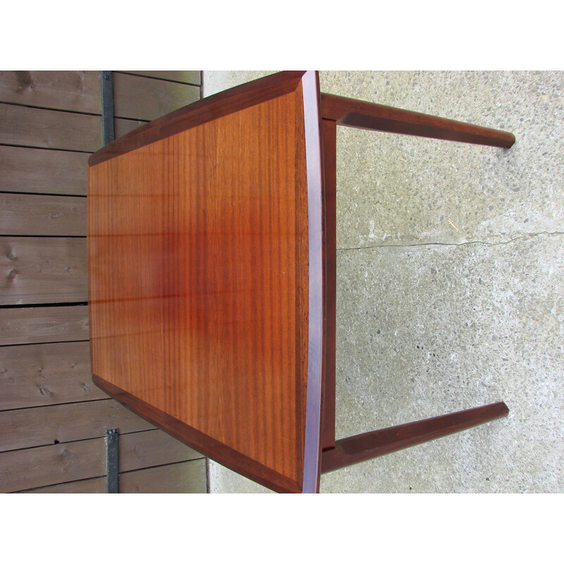Teak vintage folding table, 1960s