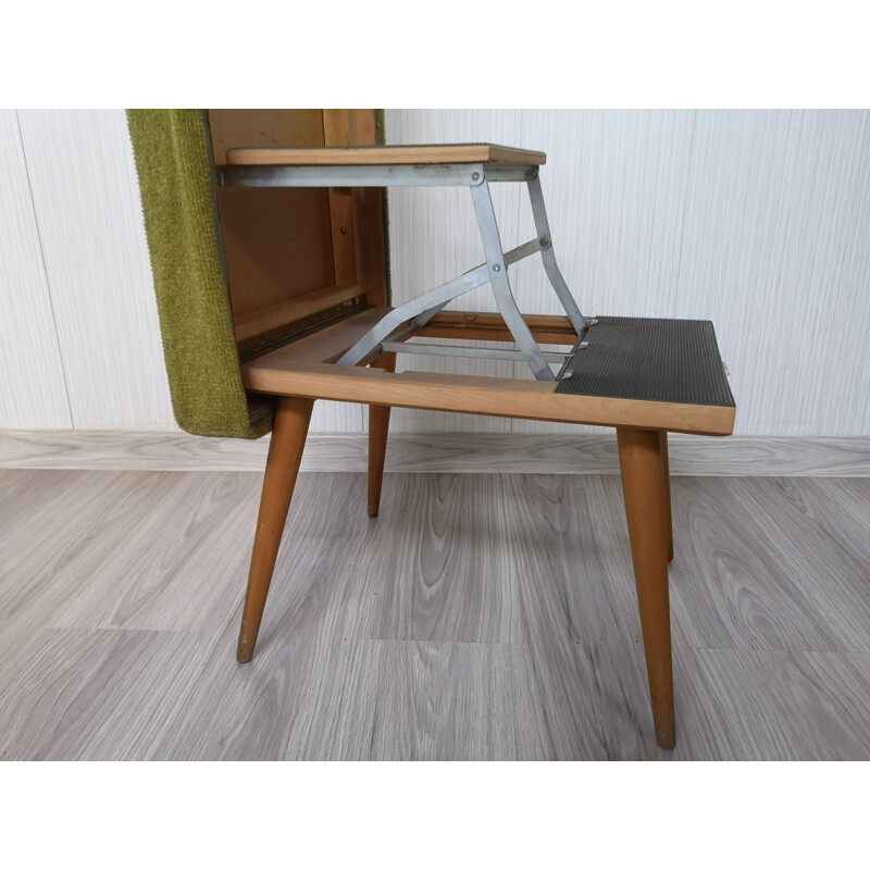 Tabouret vintage avec échelle d'extension, 1970