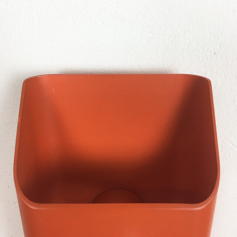 Kaiser Leuchten orange wall lamp in metal - 1970s