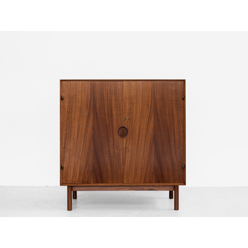 Armoire vintage en teck par Peter Hvidt & Orla Mølgaard-Nielsen pour Søborg, Danemark 1960